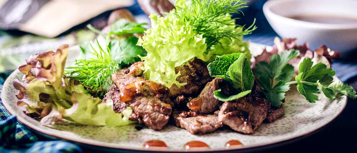 Beef Lok Lak Rezept num Selberkochen