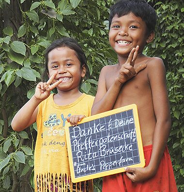 Kinder in Kampot Kambodscha