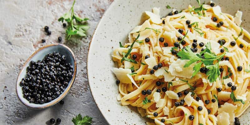 Pasta Cacio e Pepe mit fermentierten Pfeffer
