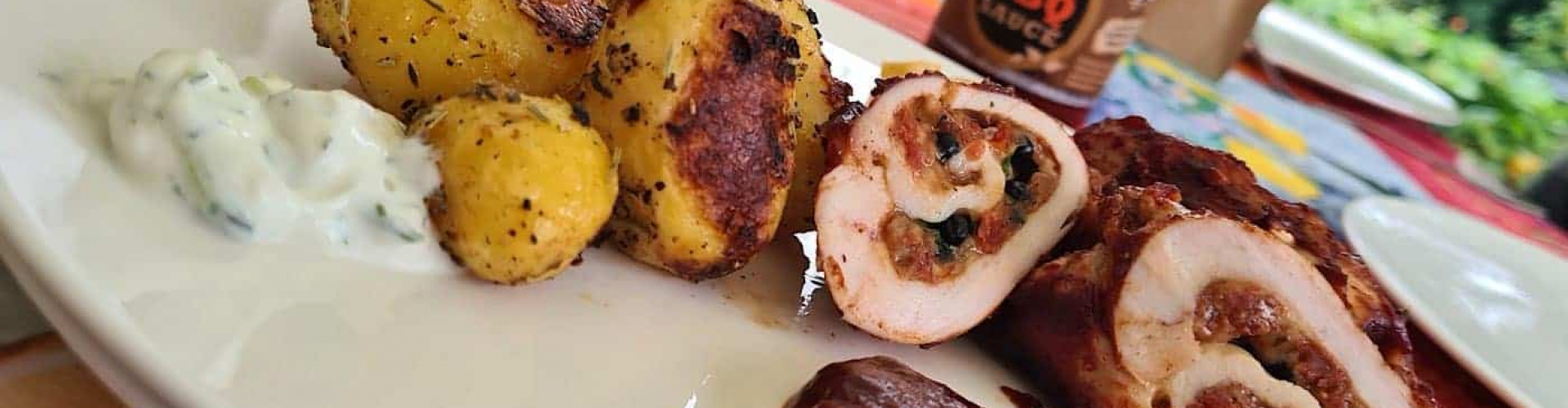 Hähnchen Involtini mit fermentierten Pfeffer